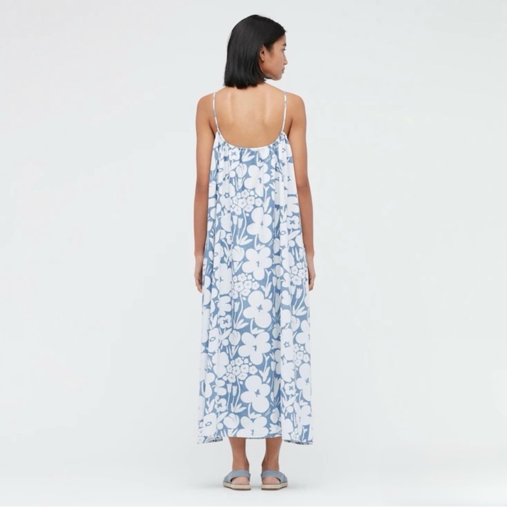 MARIMEKKO x UNIQLO Denim Camisole Dress - Light Blue - Sz XS - Picture 4 of 16